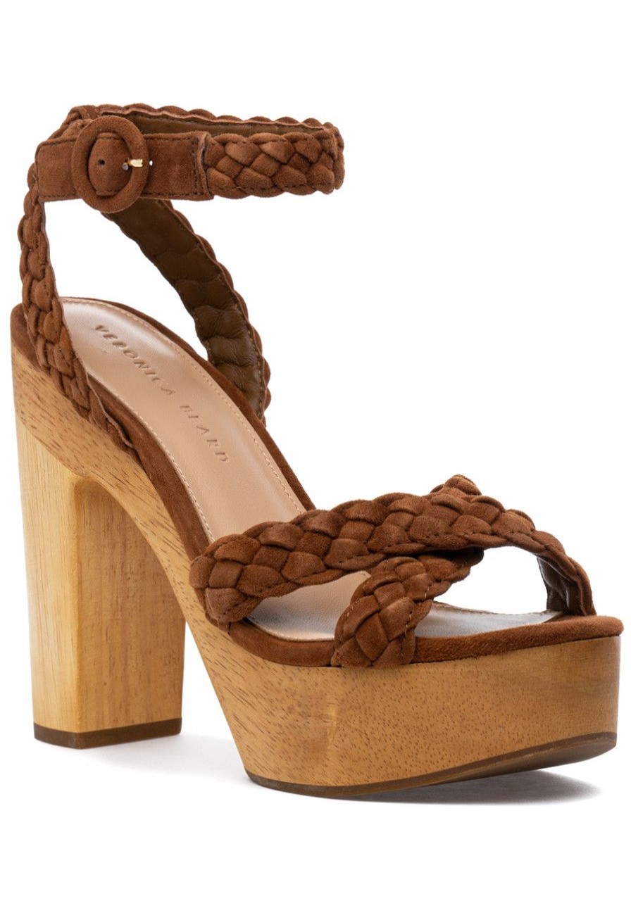 Women Veronica Beard Sandals | Gael Sandal Hazelwood Suede