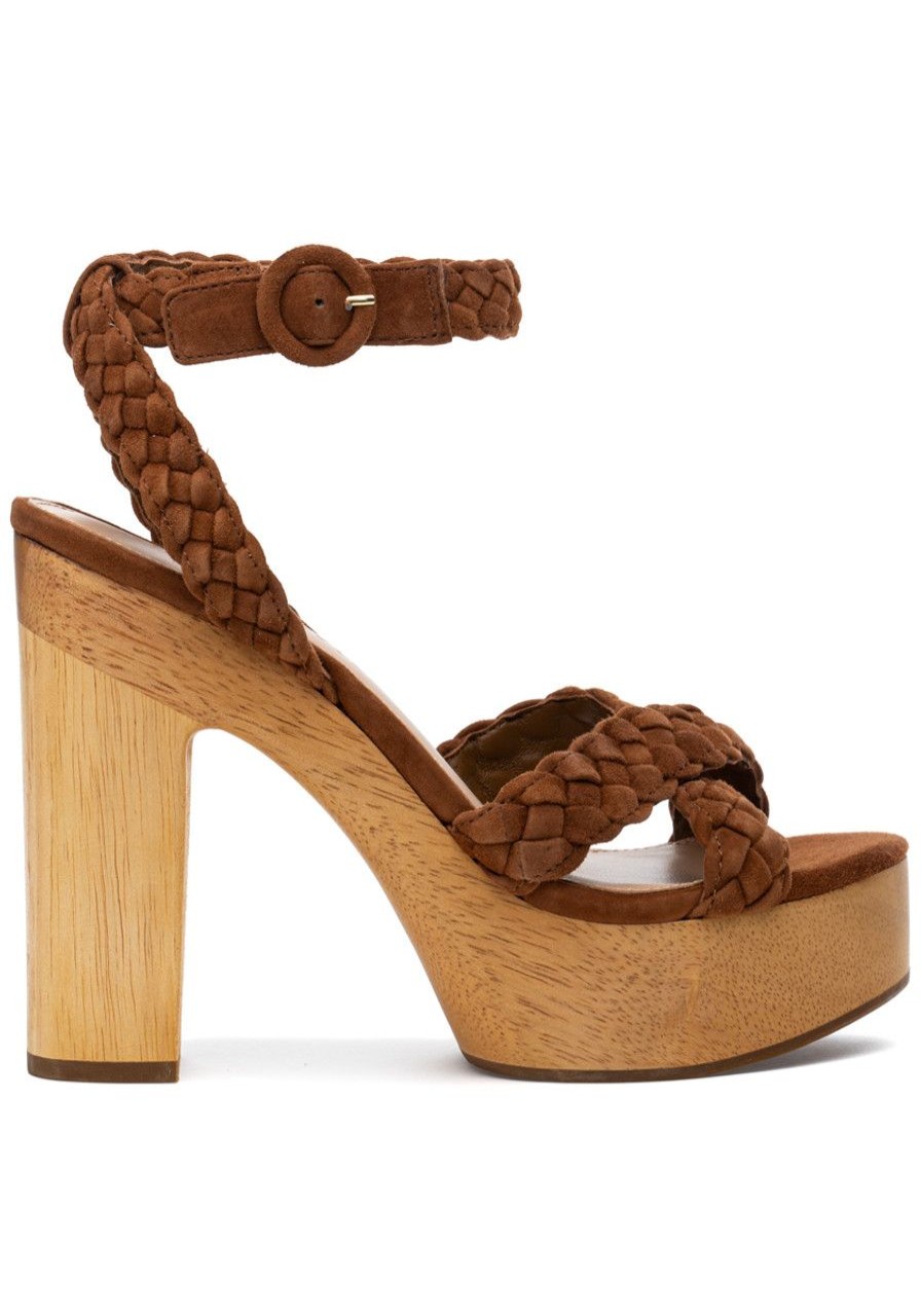 Women Veronica Beard Sandals | Gael Sandal Hazelwood Suede