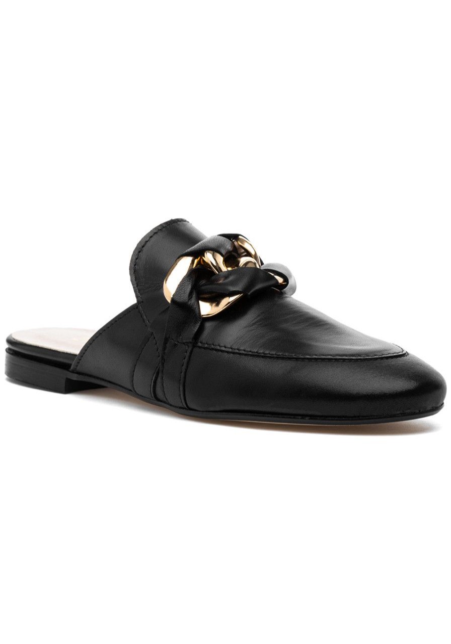Women 275 Central Mules & Clogs | Lebron Mule Black Leather
