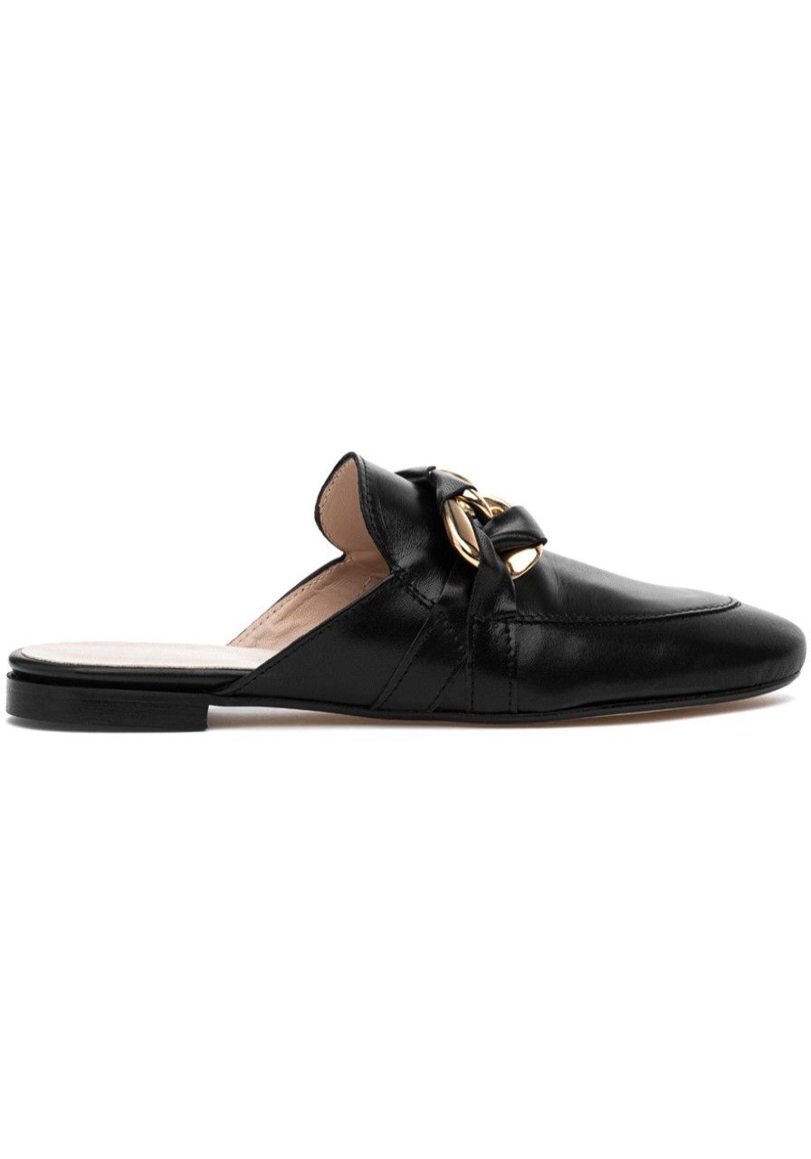 Women 275 Central Mules & Clogs | Lebron Mule Black Leather