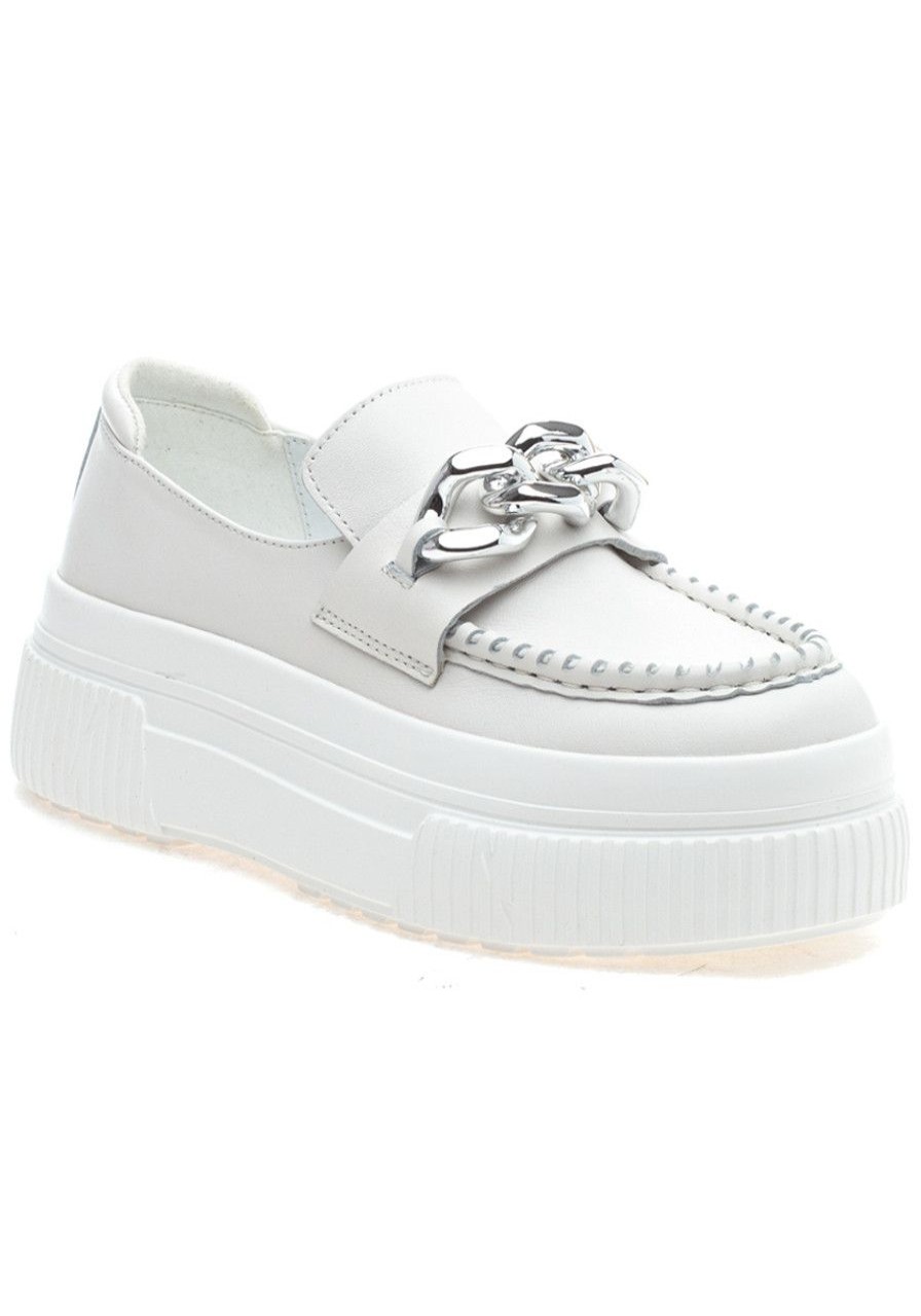 Women J/Slides Sneakers | Willa Sneaker White Leather