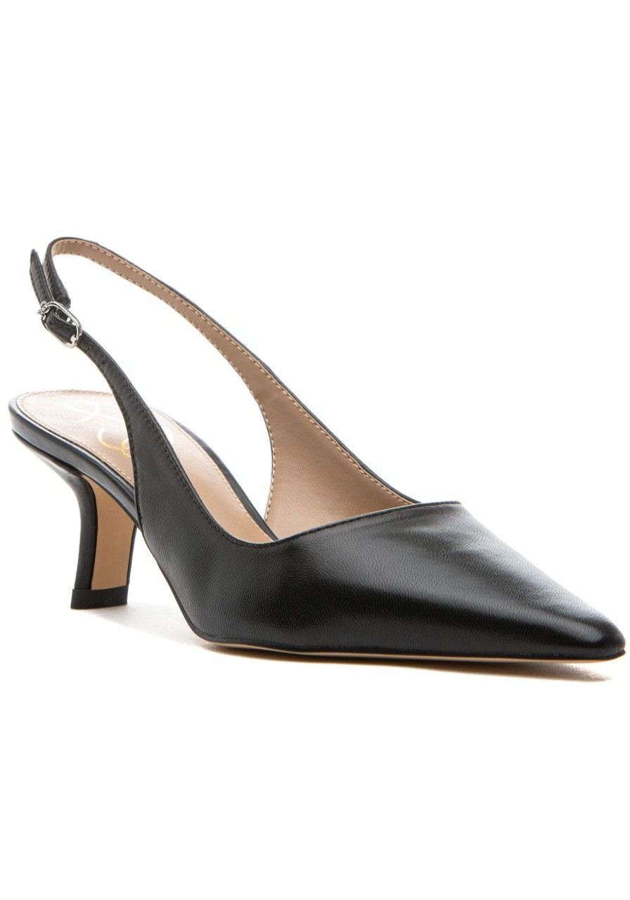 Women Sam Edelman Pumps | Bianka Sling Pump Black Leather