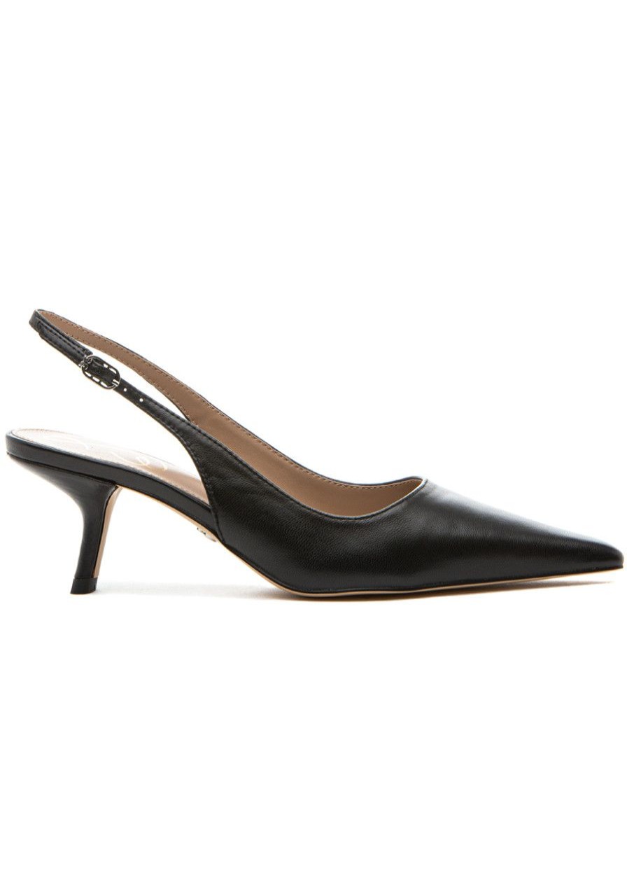 Women Sam Edelman Pumps | Bianka Sling Pump Black Leather