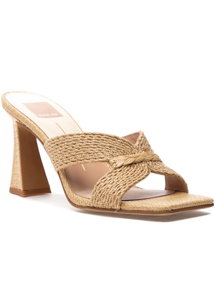 Women Dolce Vita Sandals | Nitro Sandal Light Natural Raffia