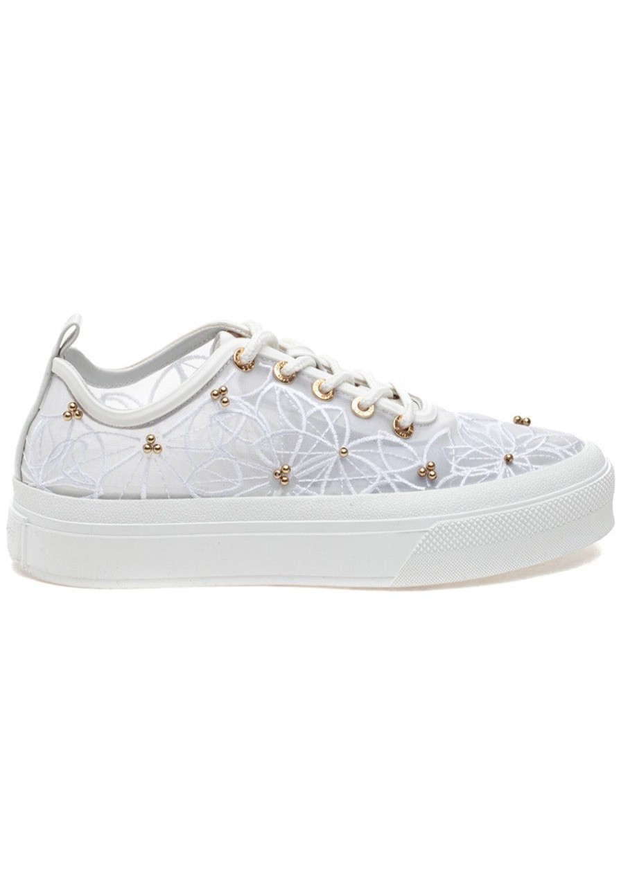 Women J/Slides Sneakers | Gesell Sneaker White Lace
