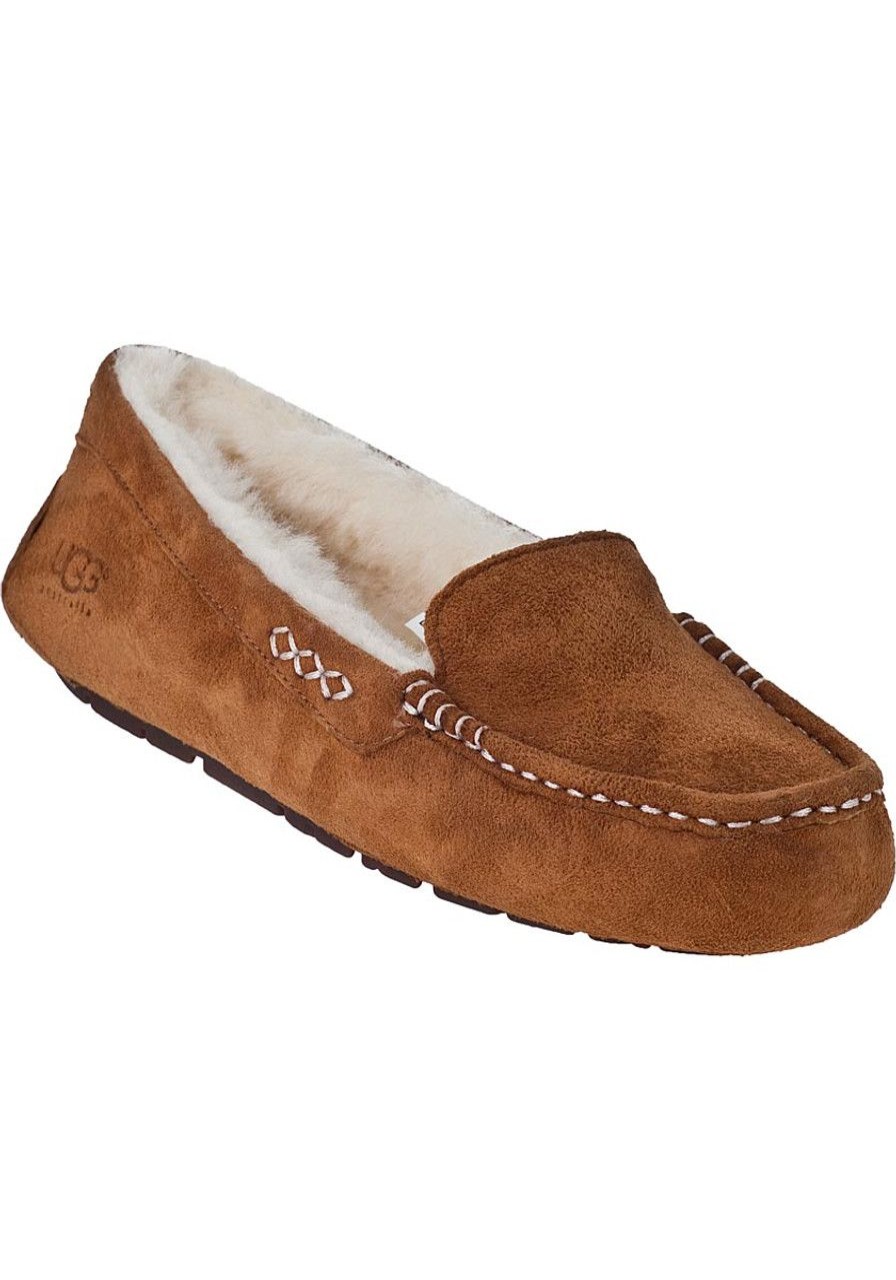 Women UGG® Slippers | Ansley Slipper Chestnut Suede