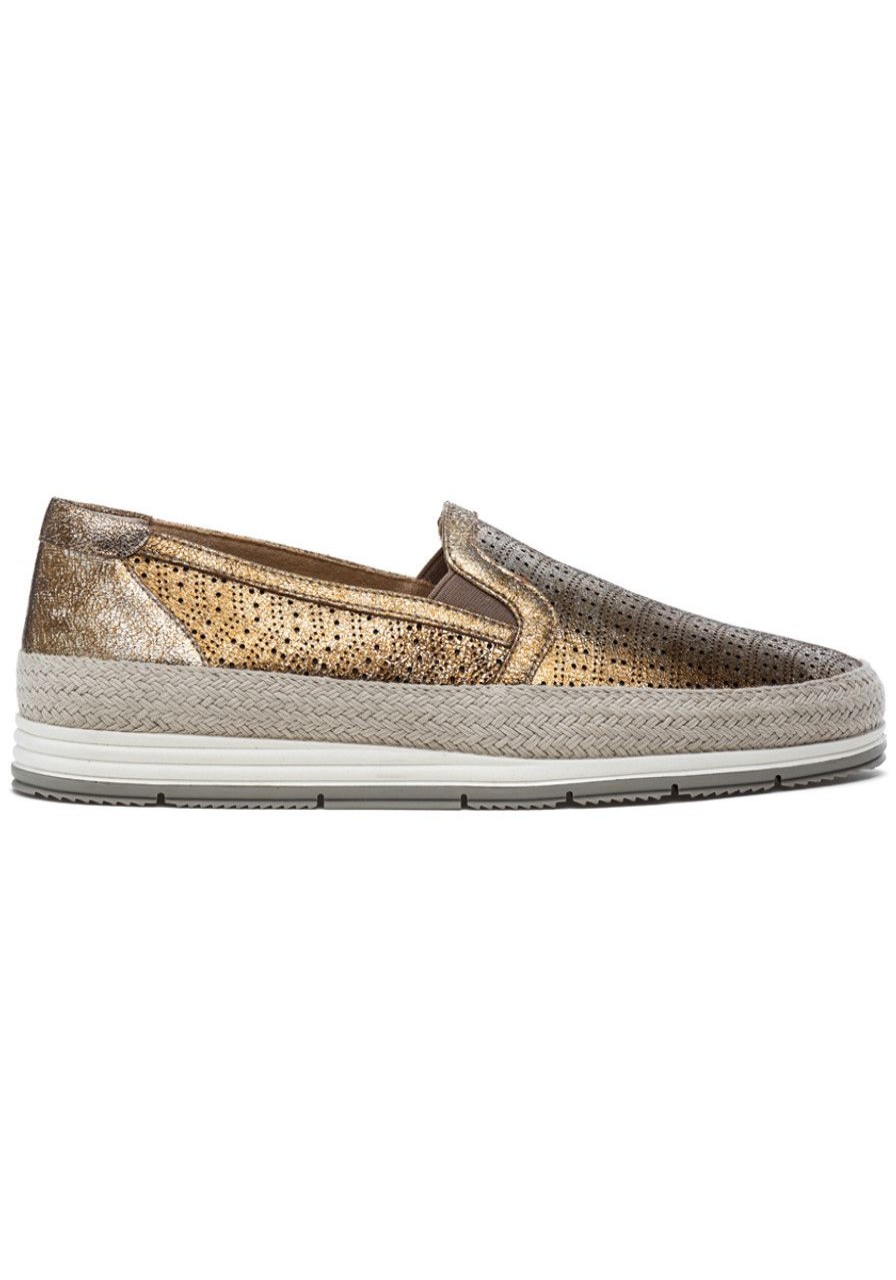 Women Jildor Sneakers | Quasar Loafer Pale Platino Nappa