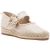 Women Sam Edelman Flats | Maddy Mary Jane Espadrille Light Natural
