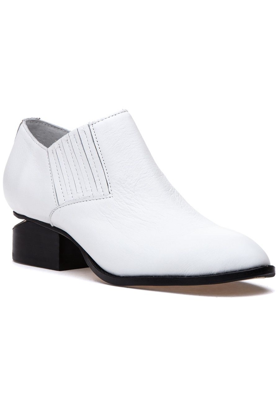 Women Silent D Boots | Ivtay Boot White Leather