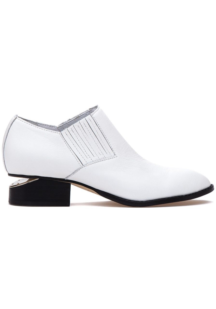 Women Silent D Boots | Ivtay Boot White Leather