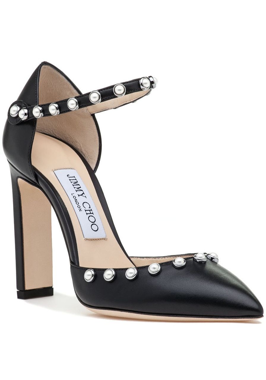 Women Jimmy Choo Pumps | Leema 100 Pump Black Leather