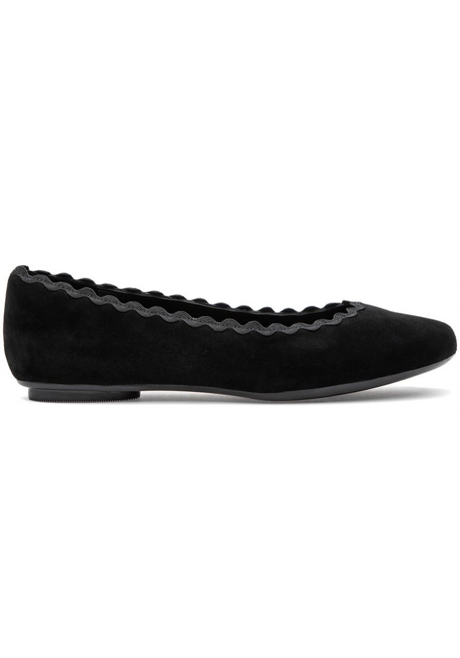 Women Jildor Flats | Simon Flat Black Suede