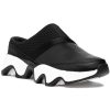Women Sorel Sneakers | Kinetic Impact Mule Sneaker Black/Sea Salt