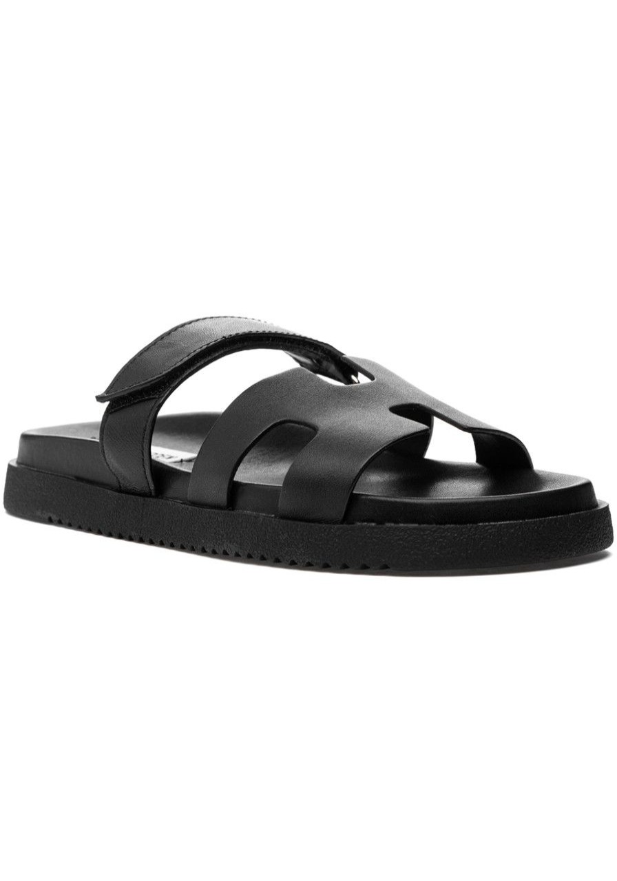 Women Steve Madden Sandals | Mayven Sandal Black Leather