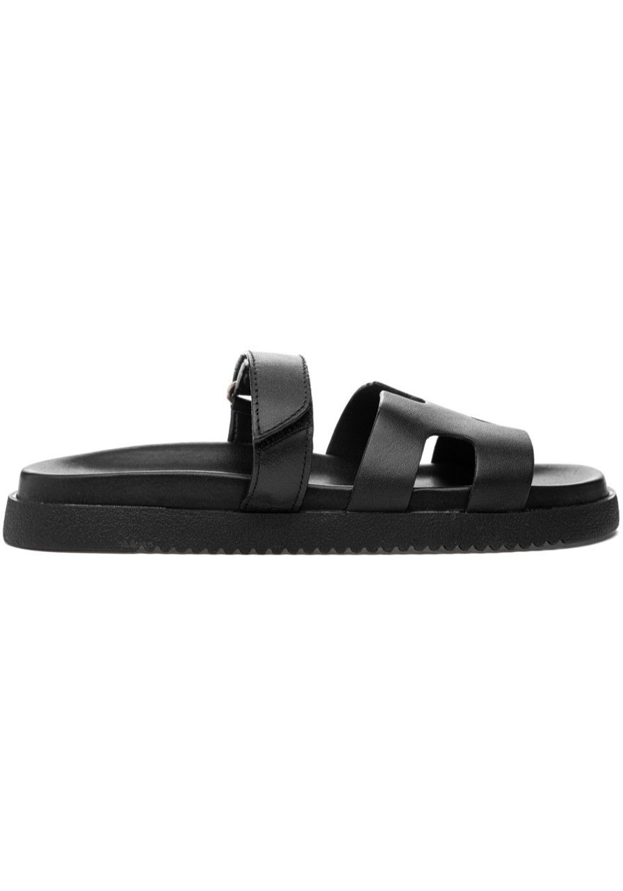 Women Steve Madden Sandals | Mayven Sandal Black Leather