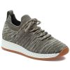 Women Urban Sport Sneakers | Opy Sneaker Khaki 2-Tone Knit