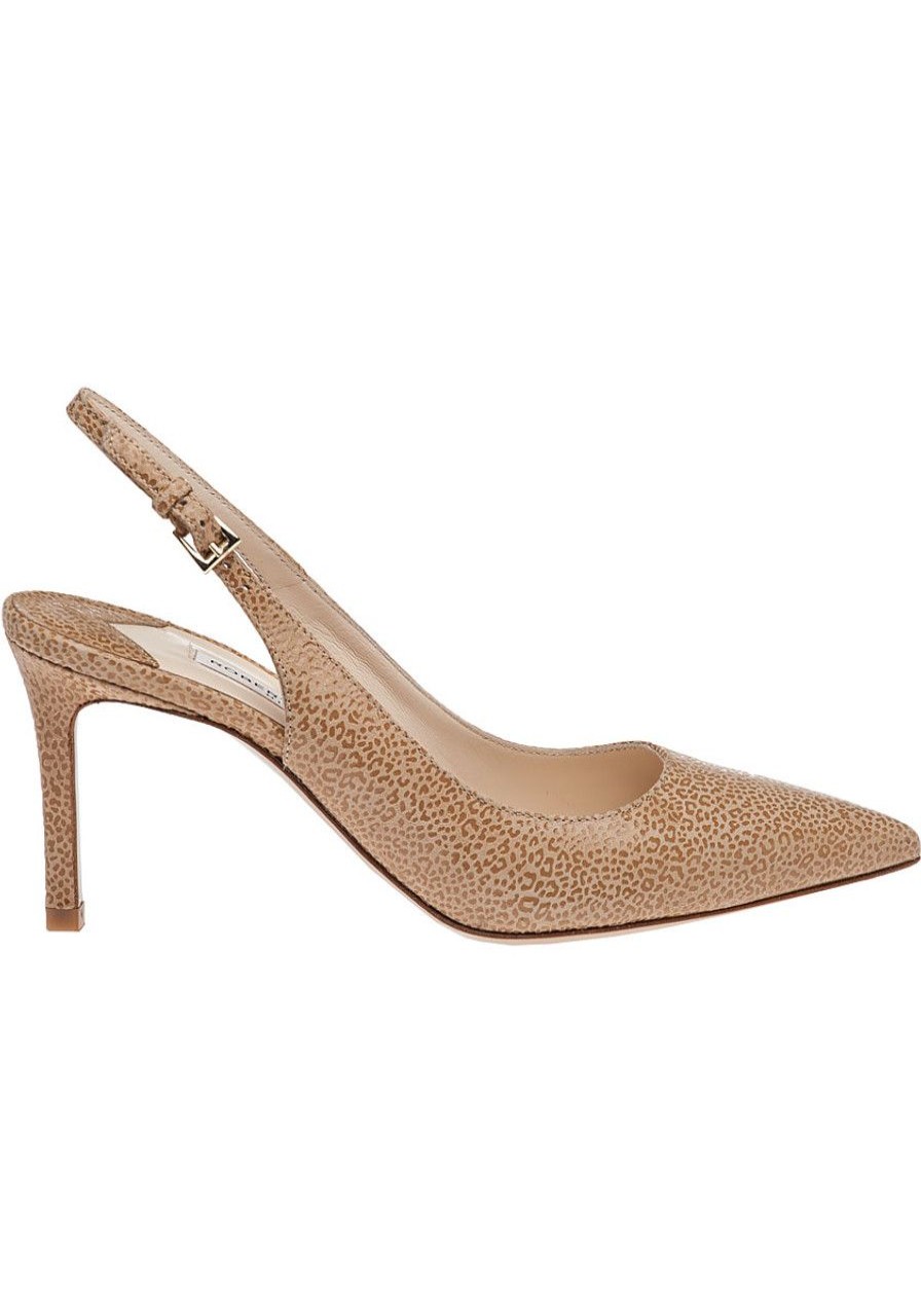 Women Roberto Festa Pumps | 85001 Pump Suede Leopard Printed