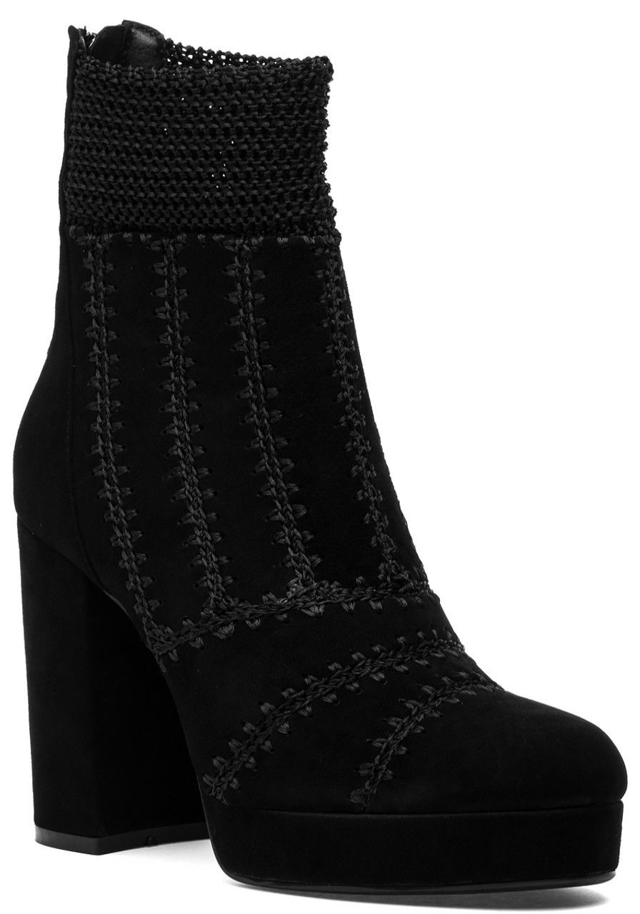 Women Silent D Boots | Yasmin Boot Black Suede