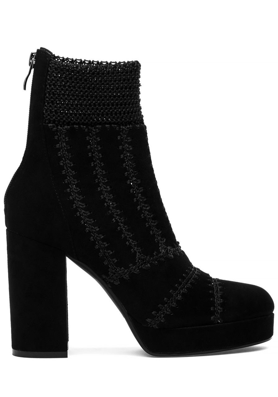Women Silent D Boots | Yasmin Boot Black Suede