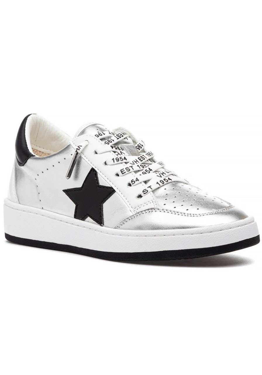 Women Vintage Havana Sneakers | Cristo Sneaker Washed Silver