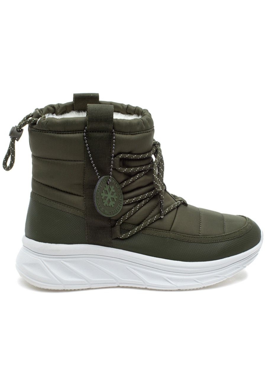 Women Urban Sport Boots | Will Boot Khaki Nylon