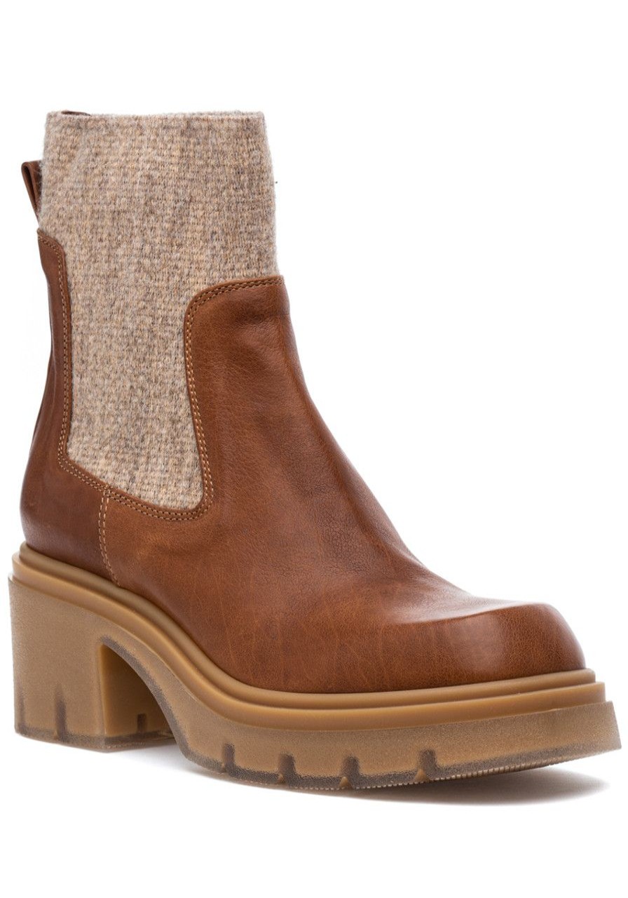 Women 275 Central Boots | Foxy Boot Tan Leather