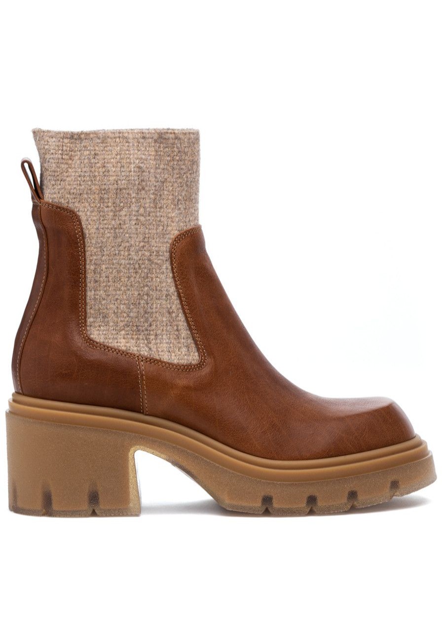 Women 275 Central Boots | Foxy Boot Tan Leather