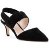 Women Pelle Moda Pumps | Keys Pump Black Suede