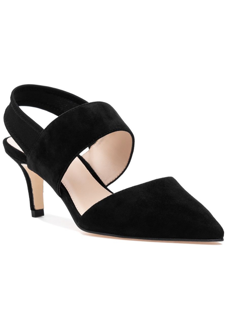 Women Pelle Moda Pumps | Keys Pump Black Suede