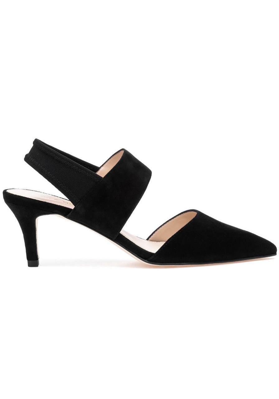 Women Pelle Moda Pumps | Keys Pump Black Suede