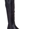 Women Chelsea Crew Boots | Zelda Black Pu Tall Boot