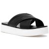 Women UGG® Sandals | W Zayne Cross Sandal Black Leather