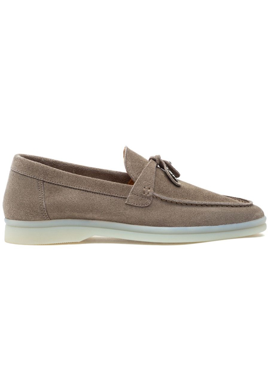 Women 275 Central Flats | Fischer Loafer Taupe Suede