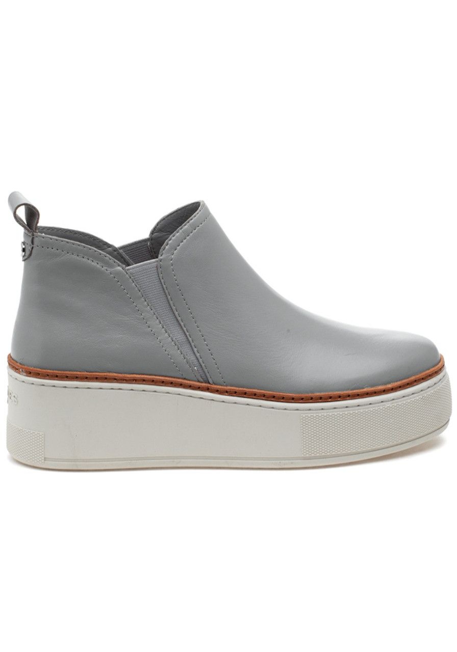 Women J/Slides Sneakers | Mika Sneaker Light Grey Leather