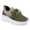 Women Urban Sport Sneakers | Holly Sneaker Olive Knit