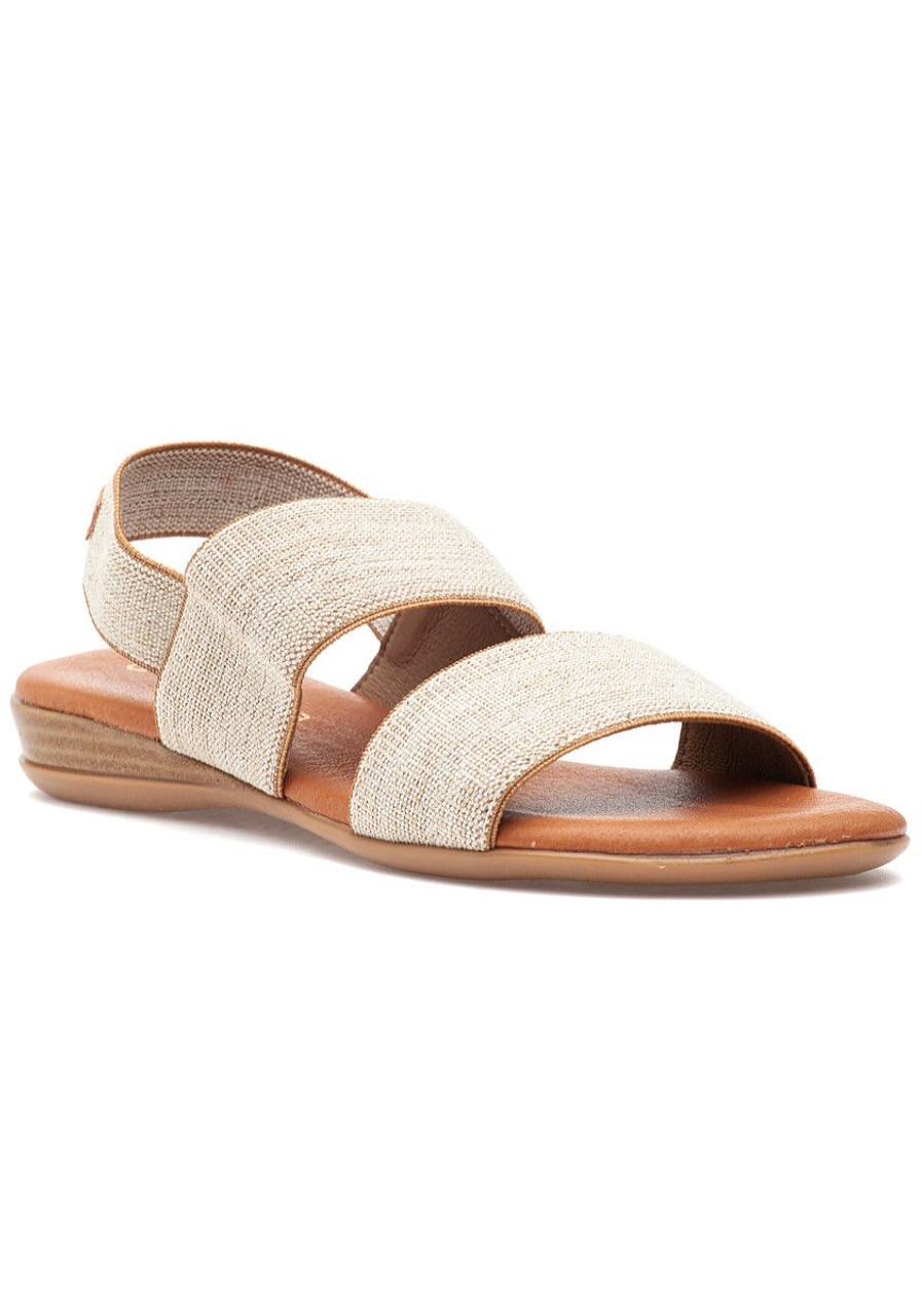 Women Andre Assous Sandals | Nigella Sandal Beige Linen