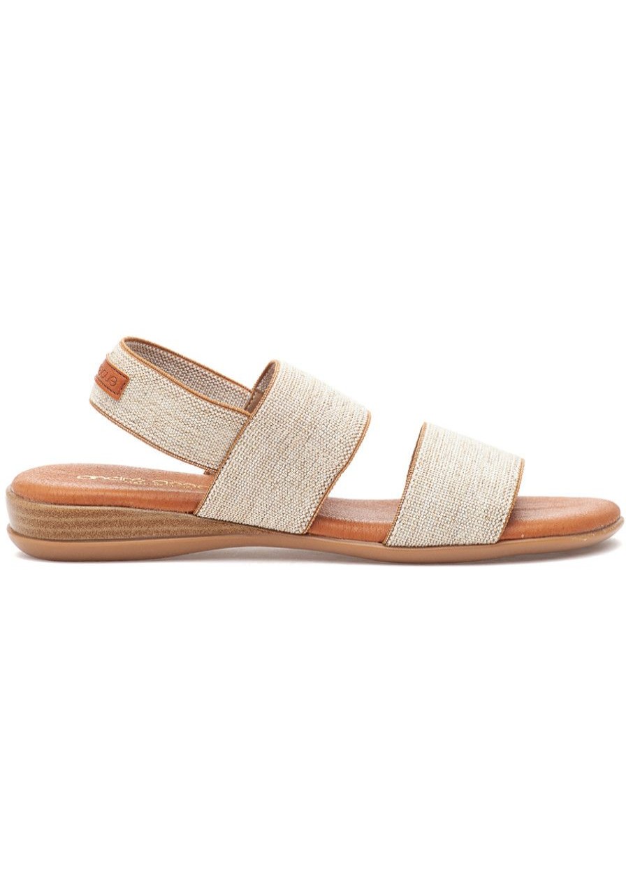 Women Andre Assous Sandals | Nigella Sandal Beige Linen