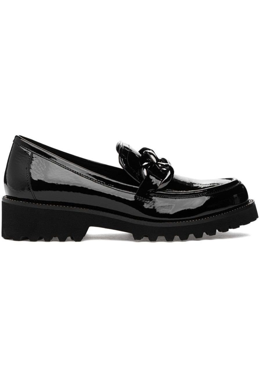 Women Jildor Loafers & Oxfords | Zenka Loafer Black Naplak