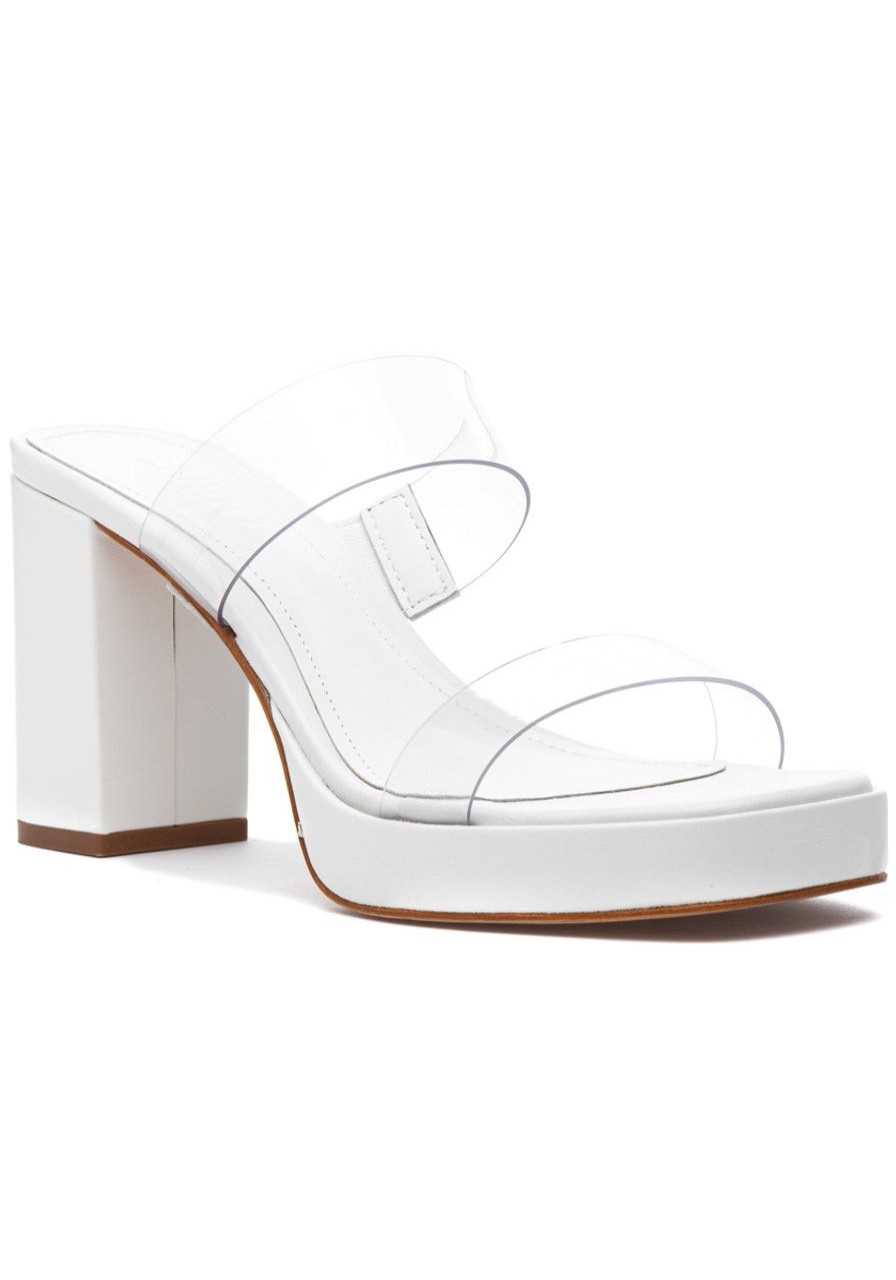 Women Schutz Sandals | Ariella Platform Sandal White