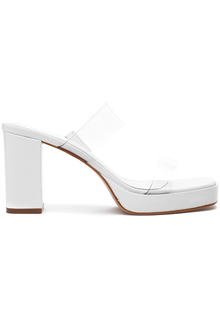 Women Schutz Sandals | Ariella Platform Sandal White