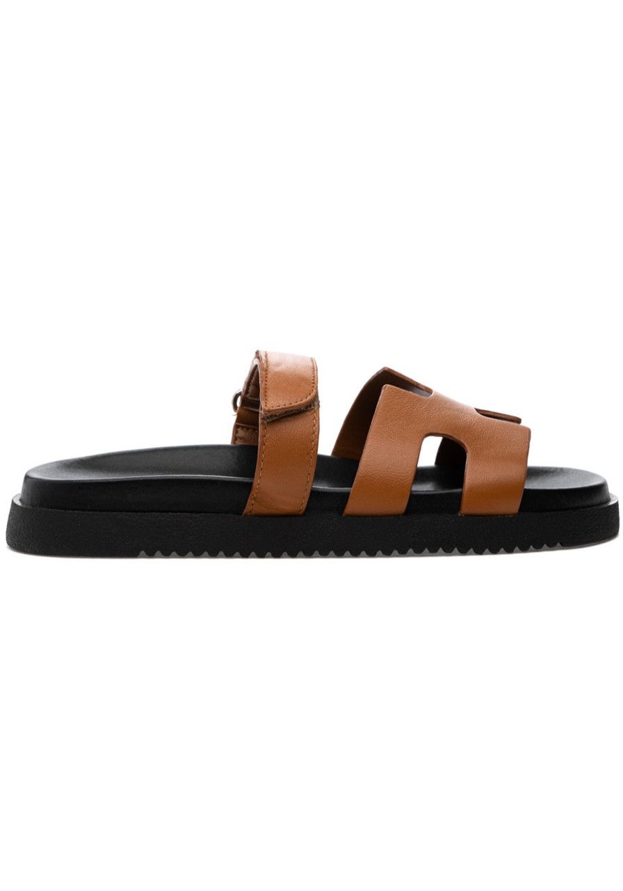 Women Steve Madden Sandals | Mayven Sandal Cognac Leather