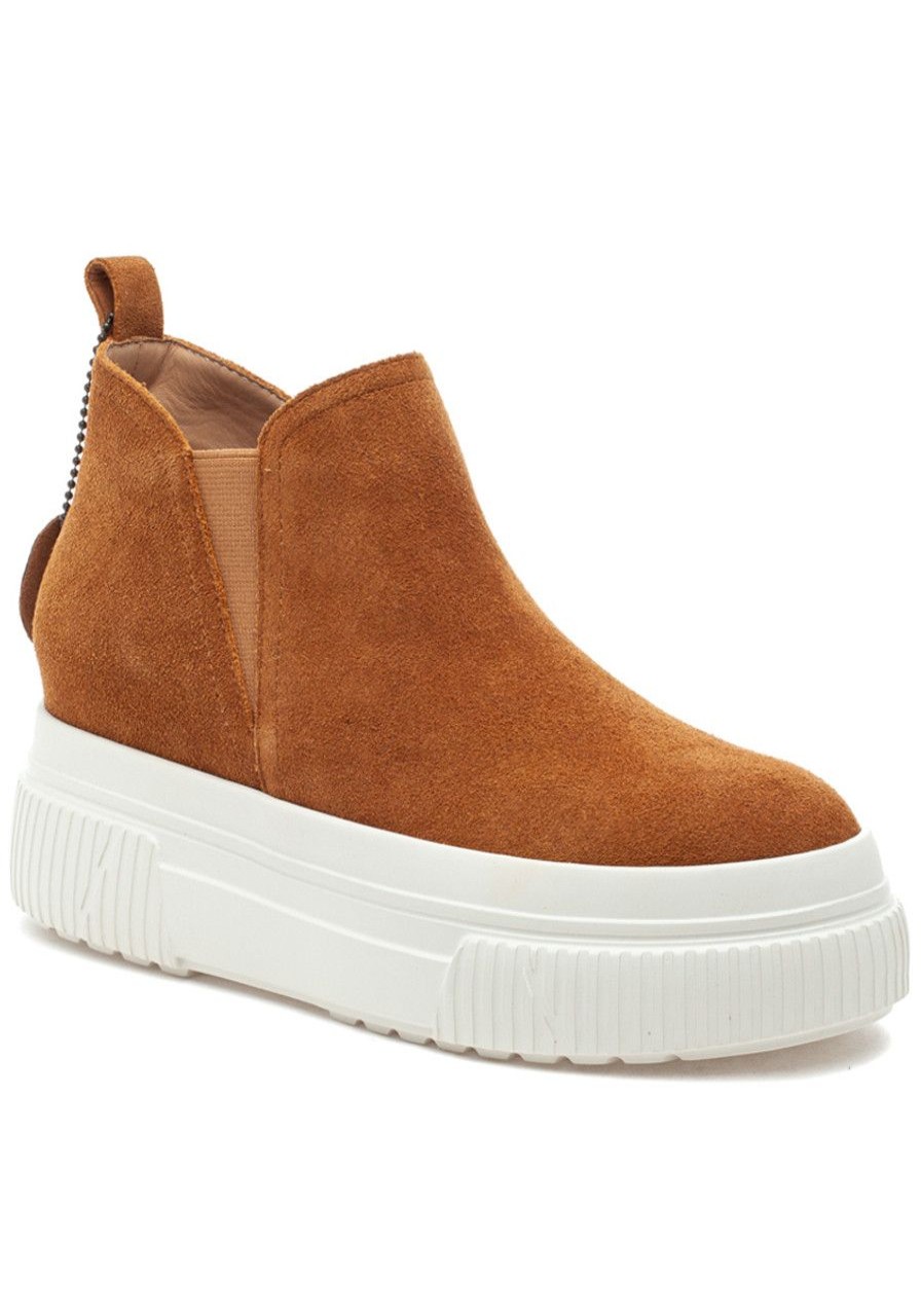 Women J/Slides Boots | Wendie Boot Tan Waterproof Suede