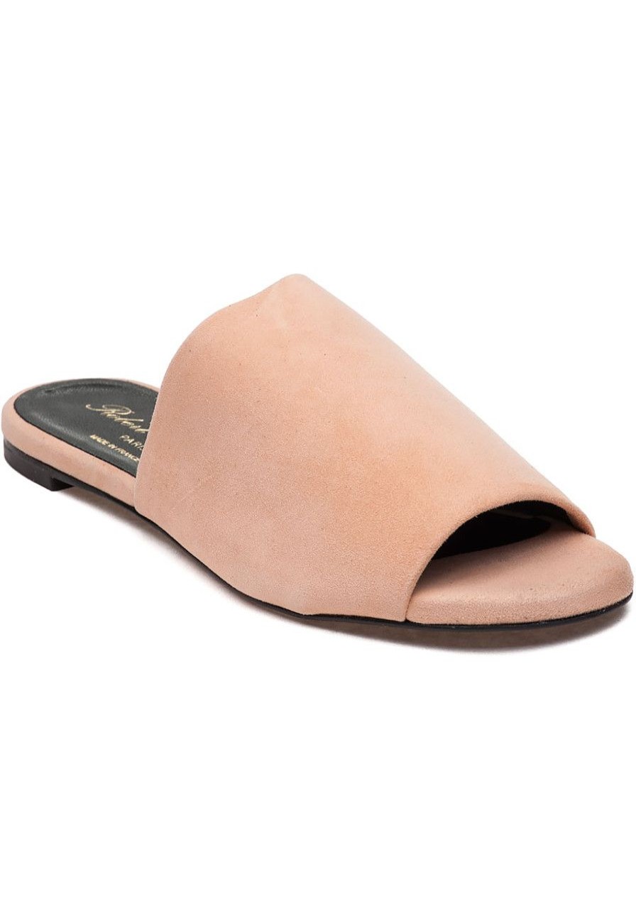 Women Robert Clergerie Sandals | Gigy Slide Beige Suede