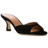 Women Staud Sandals | Brigitte Mule Sandal Black Suede