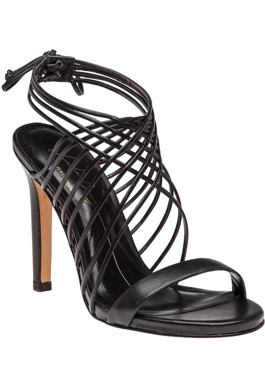 Women Lola Cruz Sandals | 065Z37Bk Sandal Black Leather