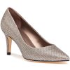 Women Jildor Pumps | Happy Pump Gold Shimmer Fabric