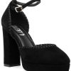 Women Silent D Pumps | Addie Pump Black Suede