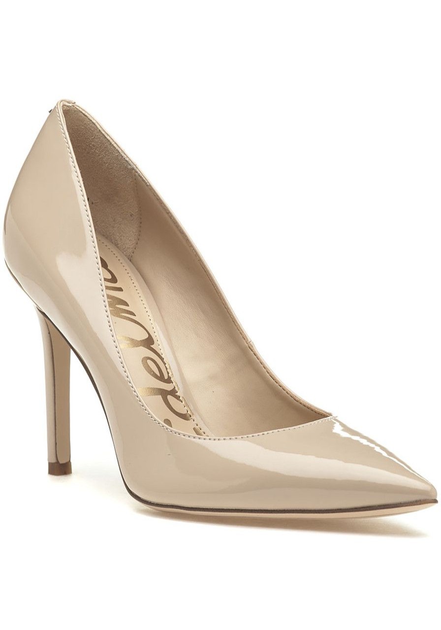 Women Sam Edelman Pumps | Hazel Pump Nude Patent Leather