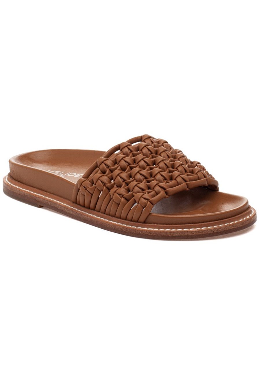 Women J/Slides Sandals | Robie Sandal Tan Leather