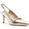 Women 275 Central Pumps | Mark Pump Gold Leather